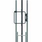 Preview: Zarges fixed ladder safety barrier in stirrup form with integrated arrester rail